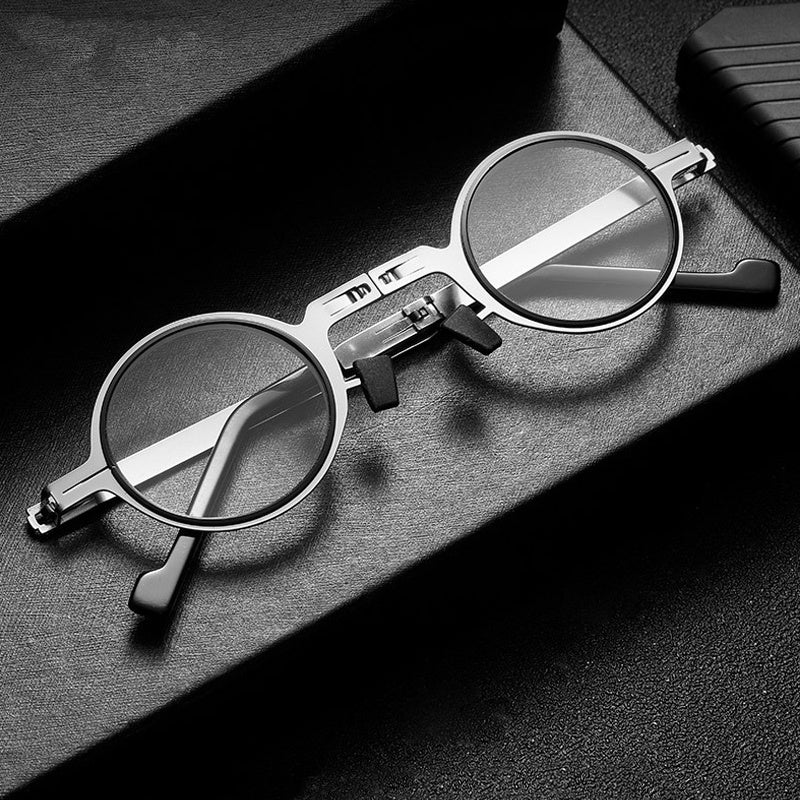 Anti-blue light foldable metal frame