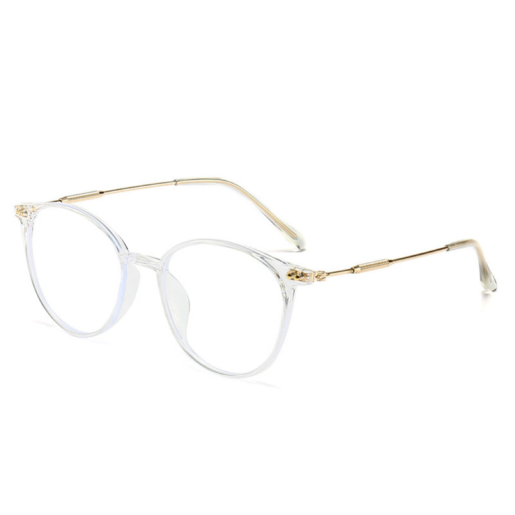Large frame anti-blue light reading glasses