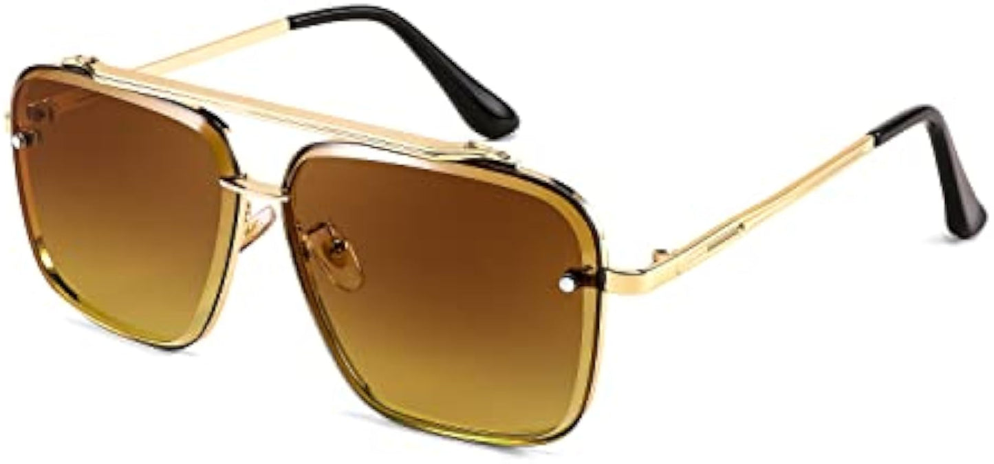 Fashion Square Pilot Sunglasses