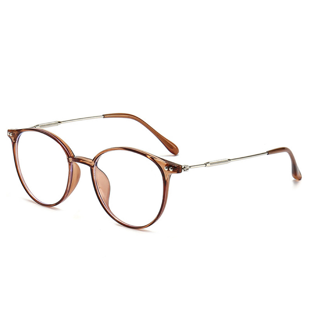 Large frame anti-blue light reading glasses