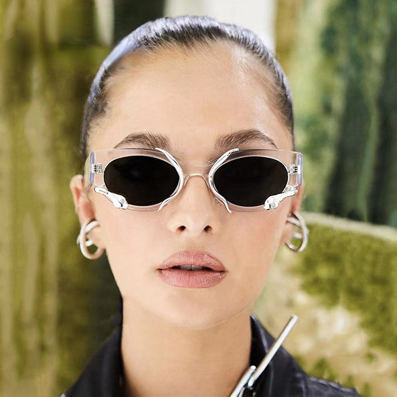 Steampunk Rectangle Sunglasses