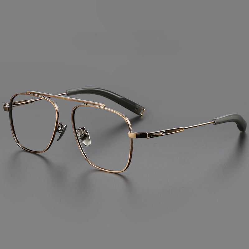 Retro Titanium Square Glasses Frame SM105