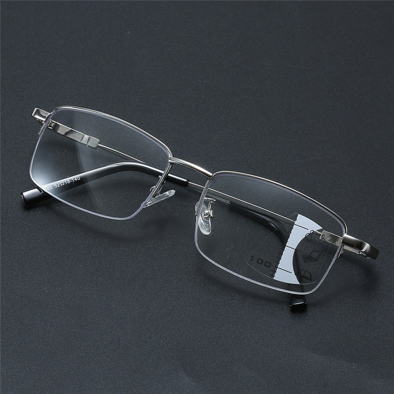 Ring focus progressive multi-focal reading glasses