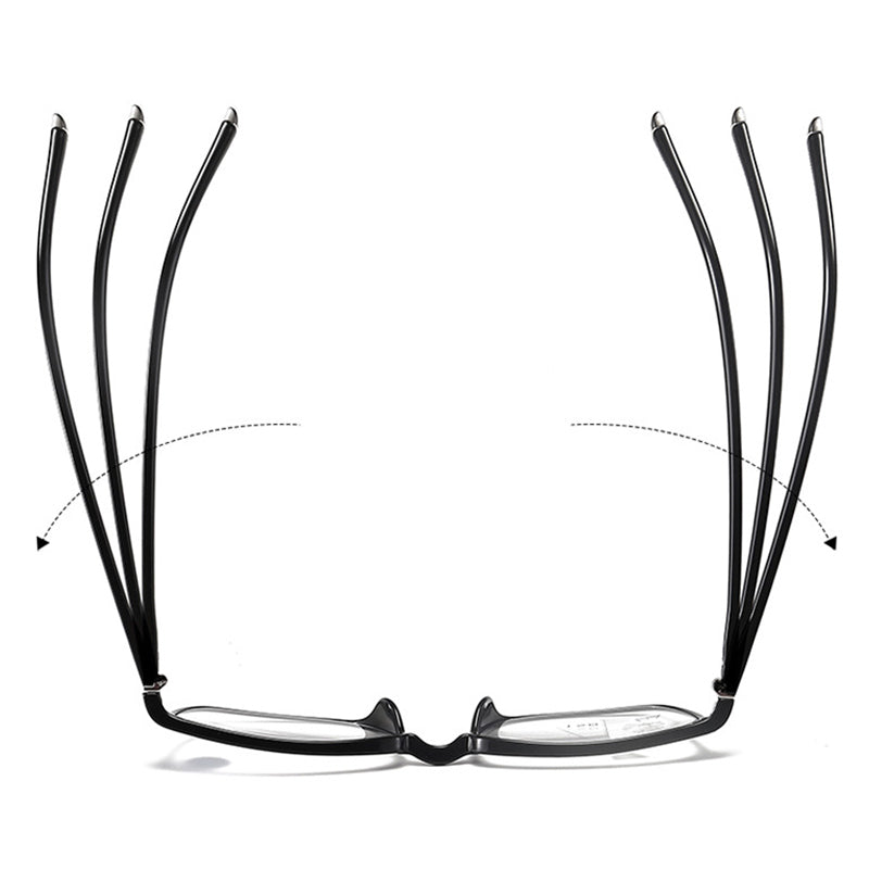 Anti-blue light smart zoom reading glasses