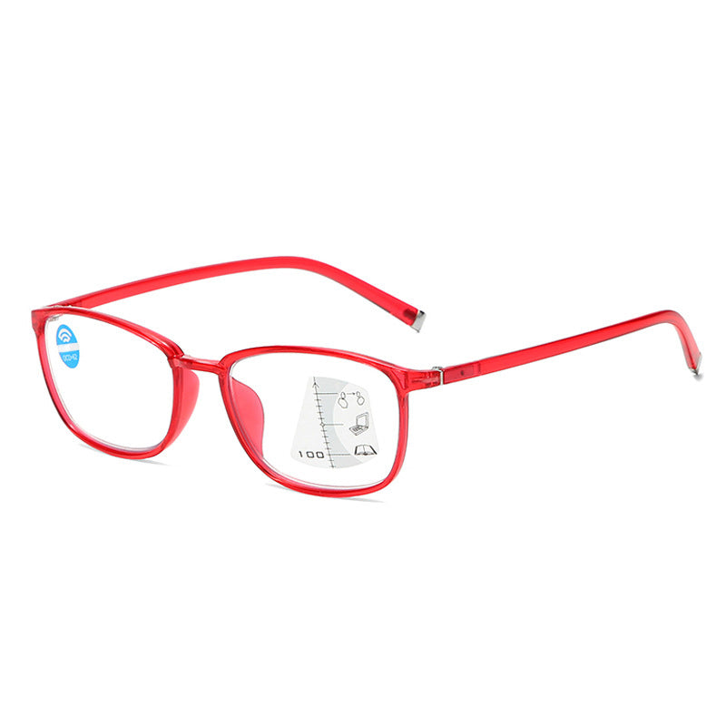 Anti-blue light smart zoom reading glasses