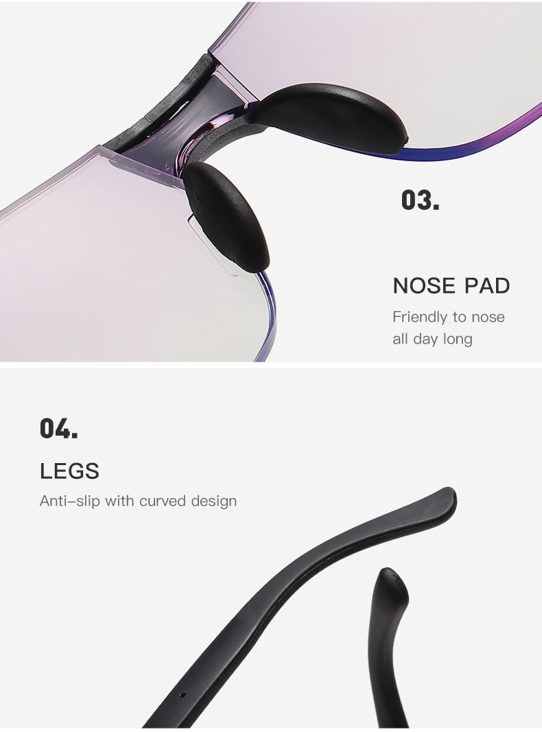 Anti-blu-ray anti-shatter reading glasses