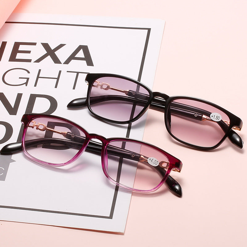 Gradient hd anti-blue light reading glasses