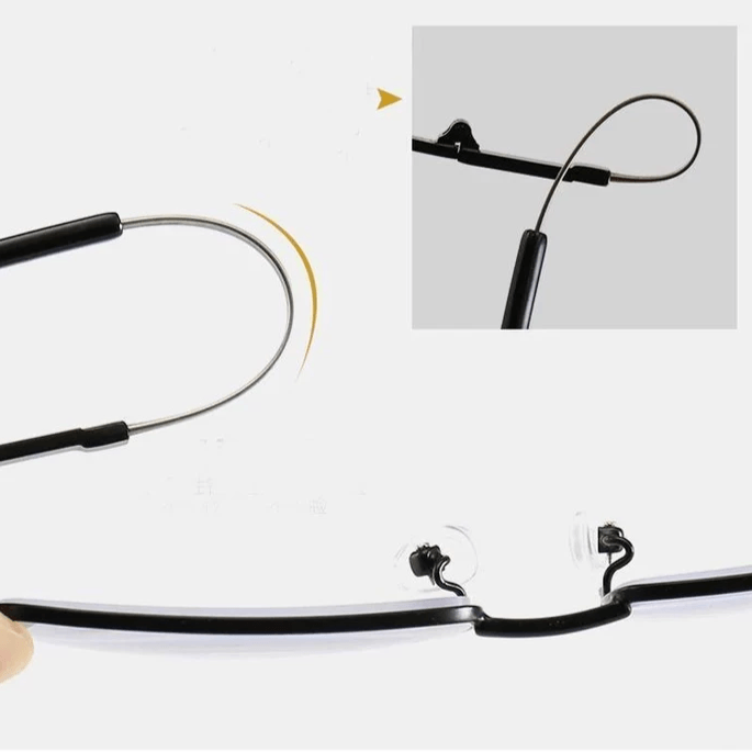 Progressive far and near reading glasses