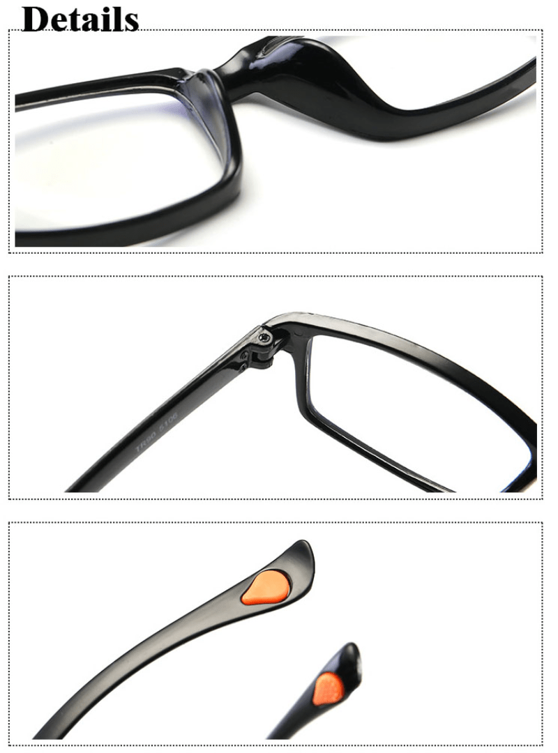 Ultralight square glasses