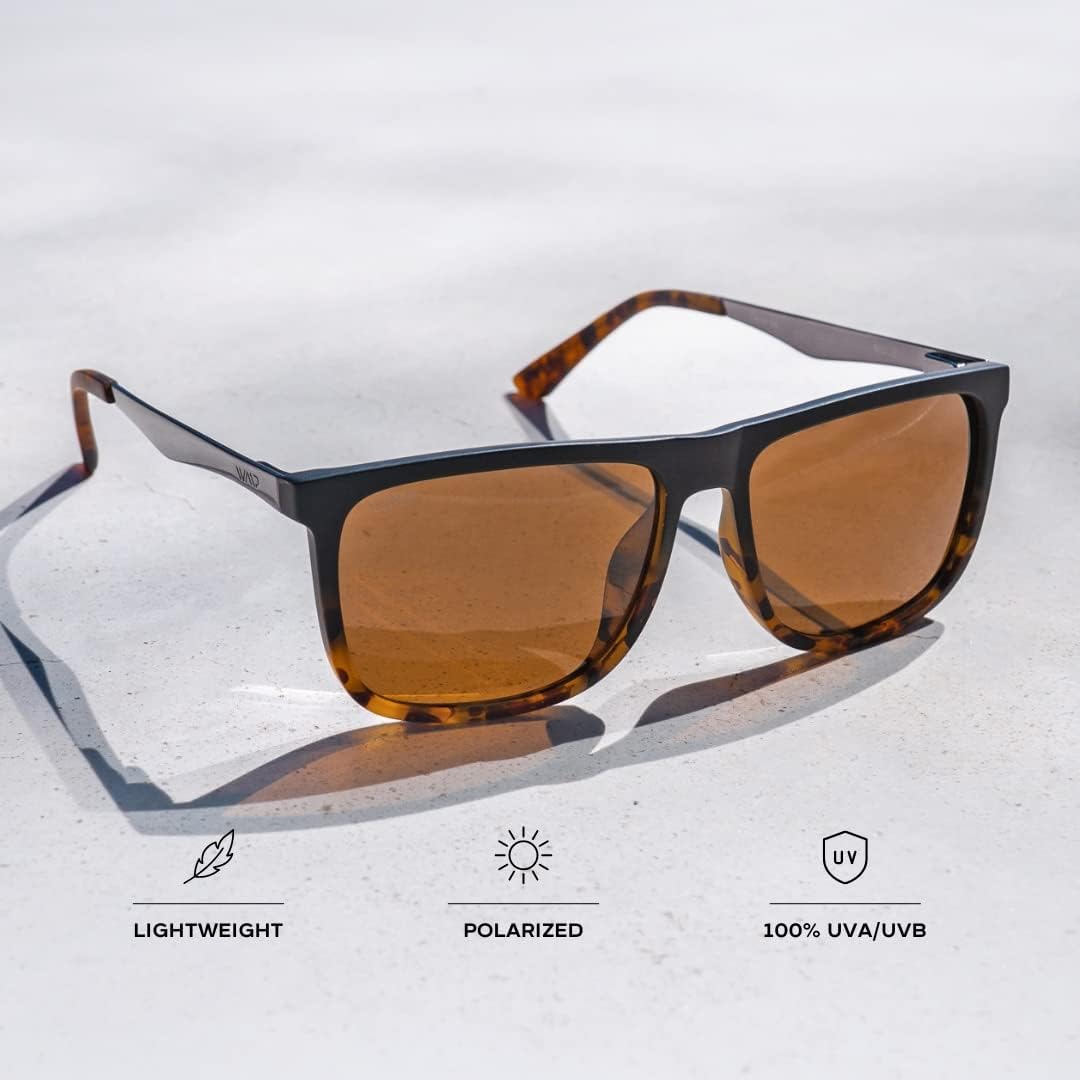 Eyehoo Polarized Flat Top Square Mens Sunglasses