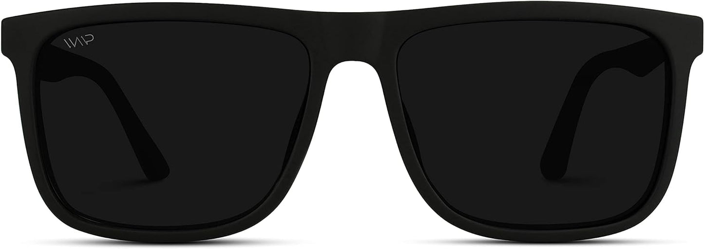 Eyehoo Polarized Flat Top Square Mens Sunglasses
