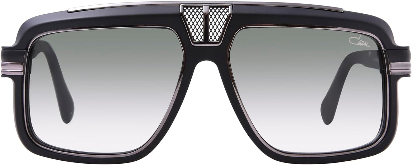 Men's Matt Black Gunmetal/Green Gradient 59mm