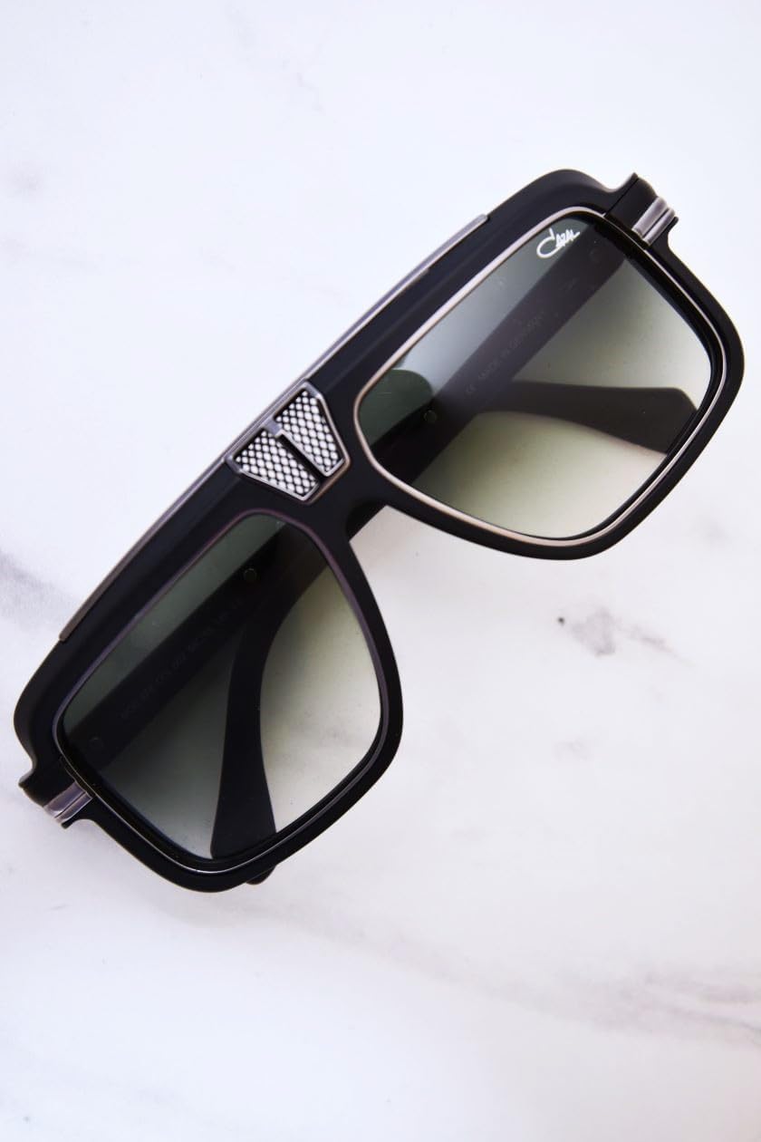 Men's Matt Black Gunmetal/Green Gradient 59mm