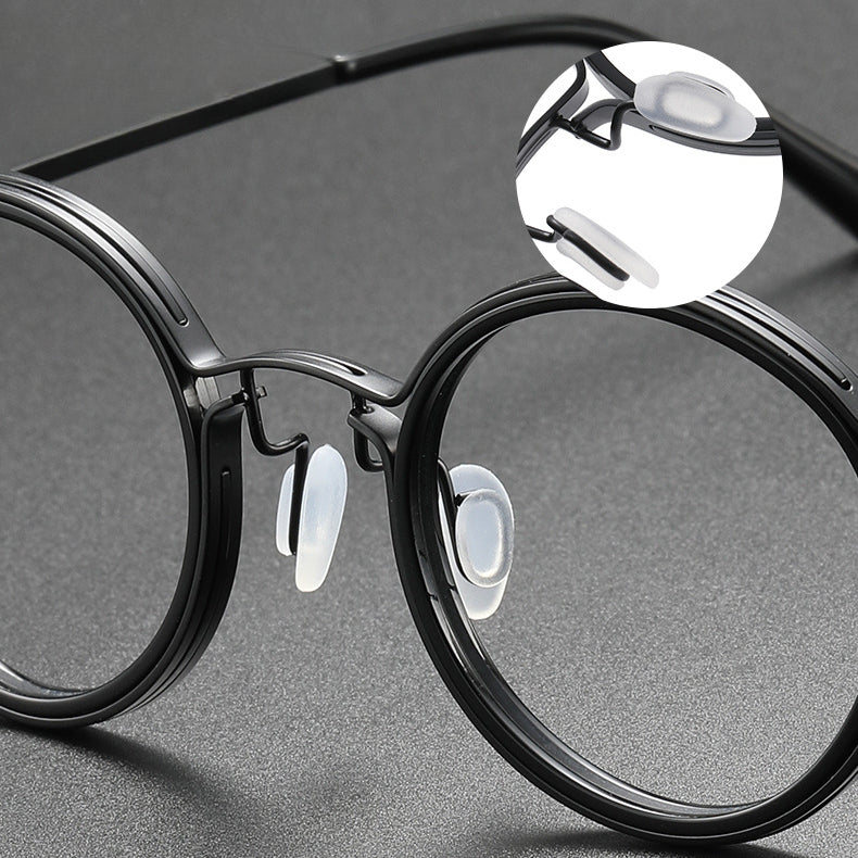 Titanium Vintage Round Eyeglasses Frames