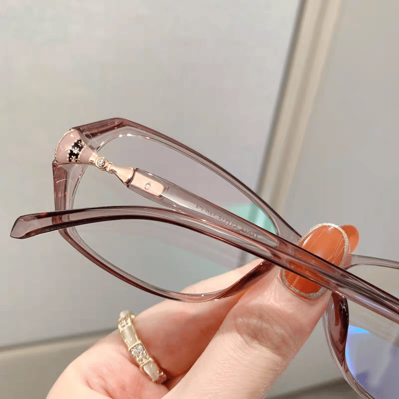 Anti-blue light shell decoration reading glasses