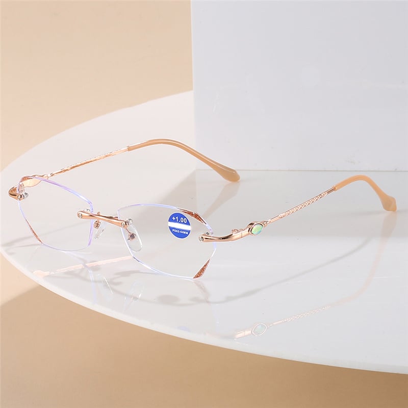 High-definition diamond reading glasses