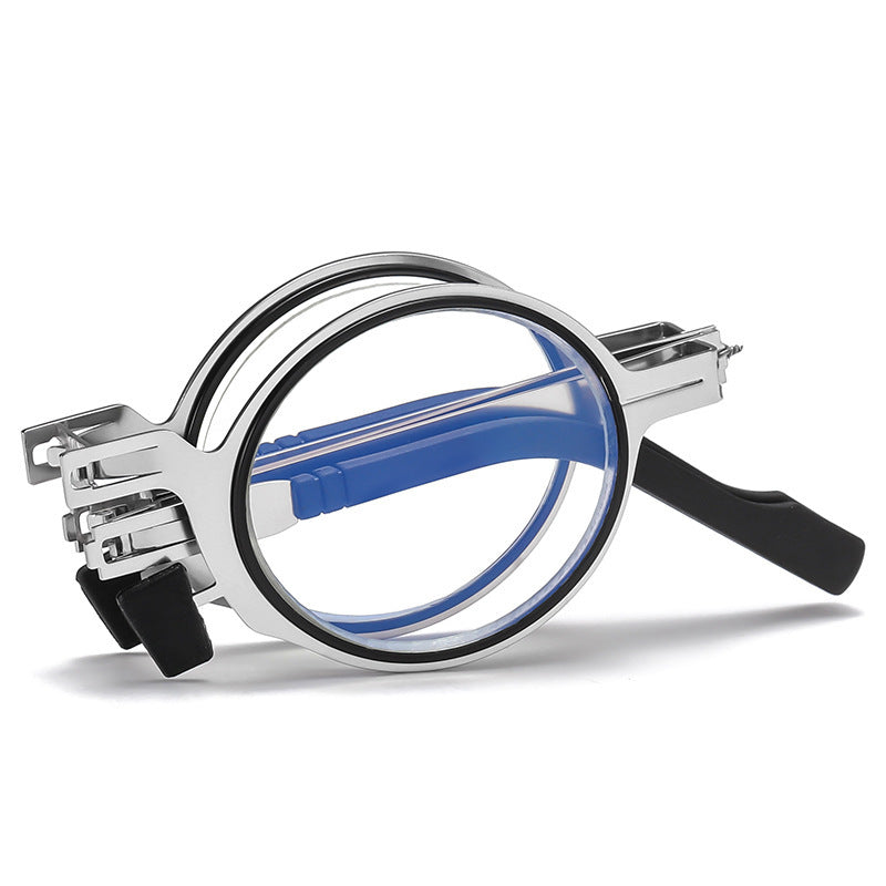 Anti-blue light foldable metal frame