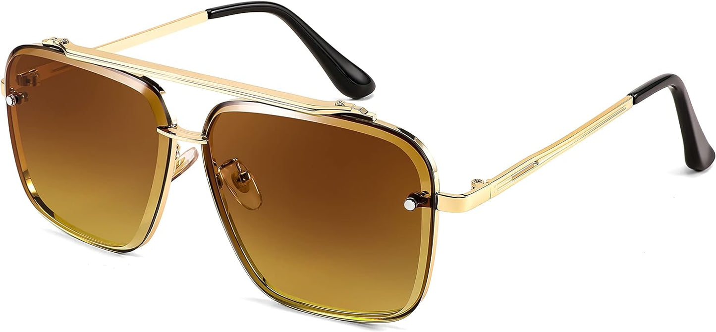 Fashion Square Pilot Sunglasses