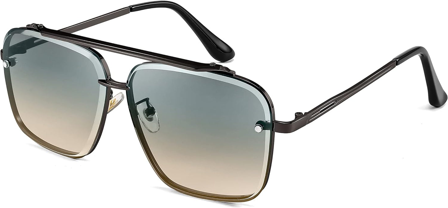 Fashion Square Pilot Sunglasses