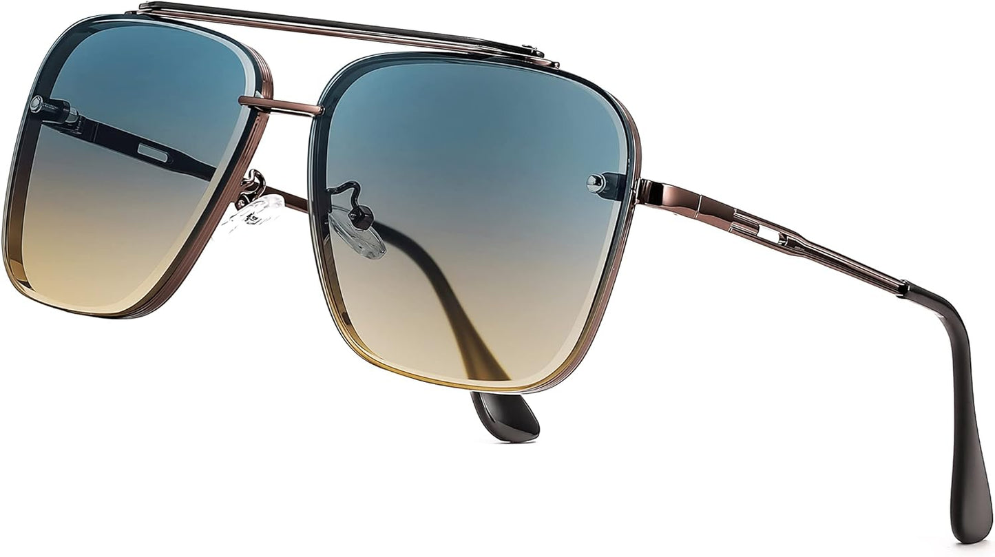 Fashion Square Pilot Sunglasses