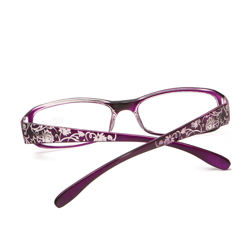 Spring hinge reading glasses
