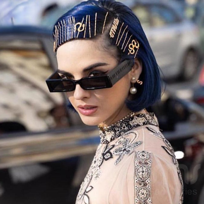 Punk Rectangle Vintage Sunglasses