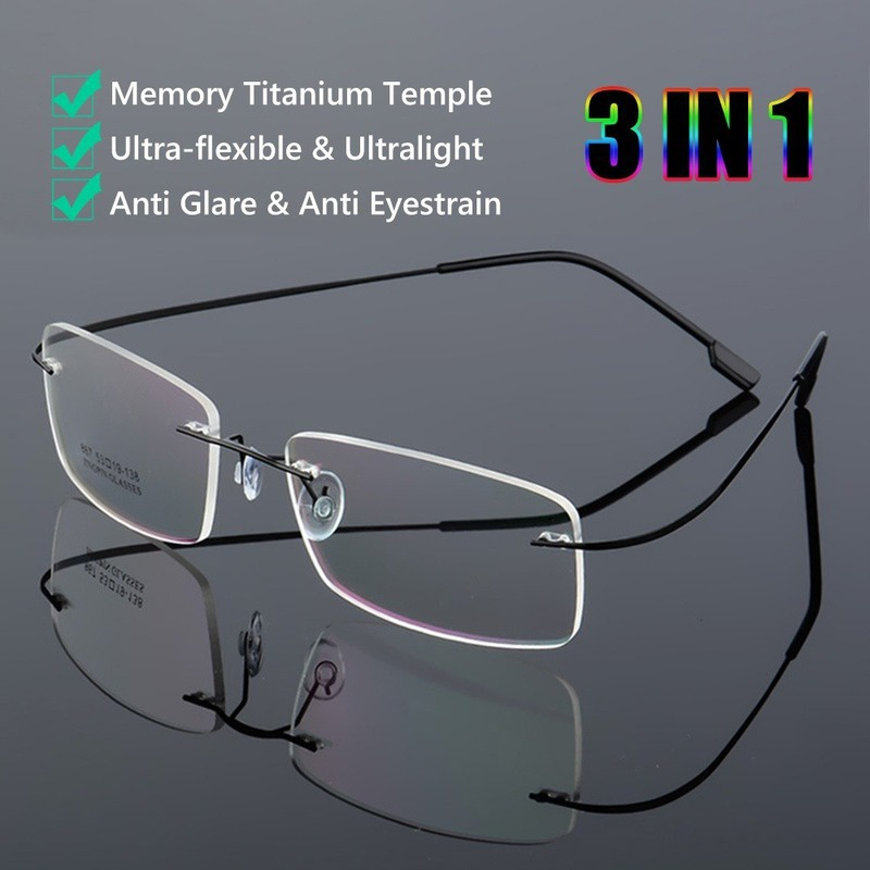 Anti-blue light portable reading glasses