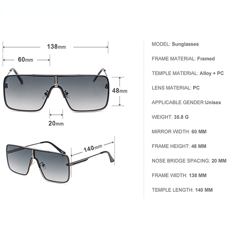 Square Sun Glasses For Man