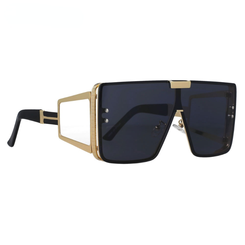Square Oversized One Lens Sunglasses
