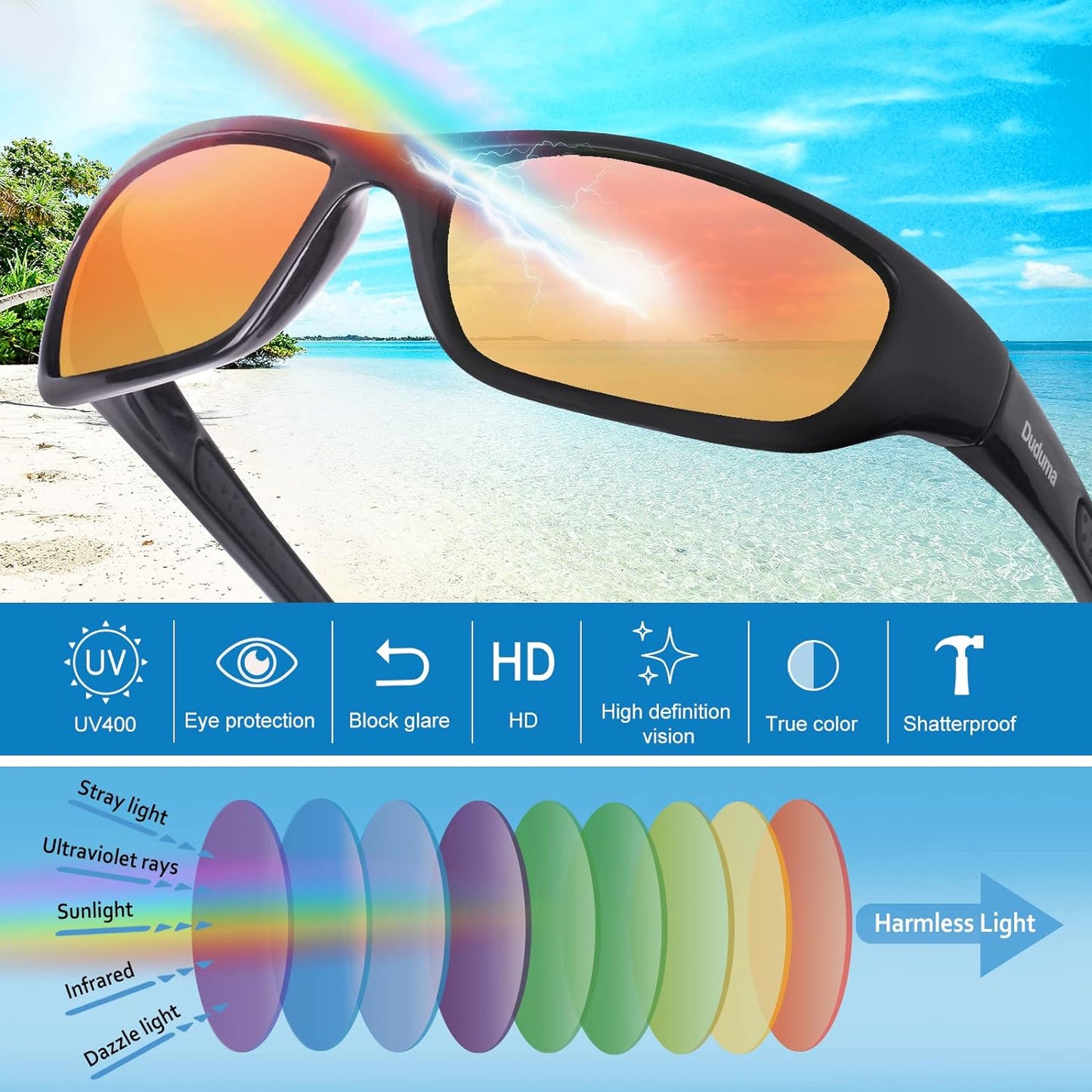 Duduma Sports Polarized Sunglasses