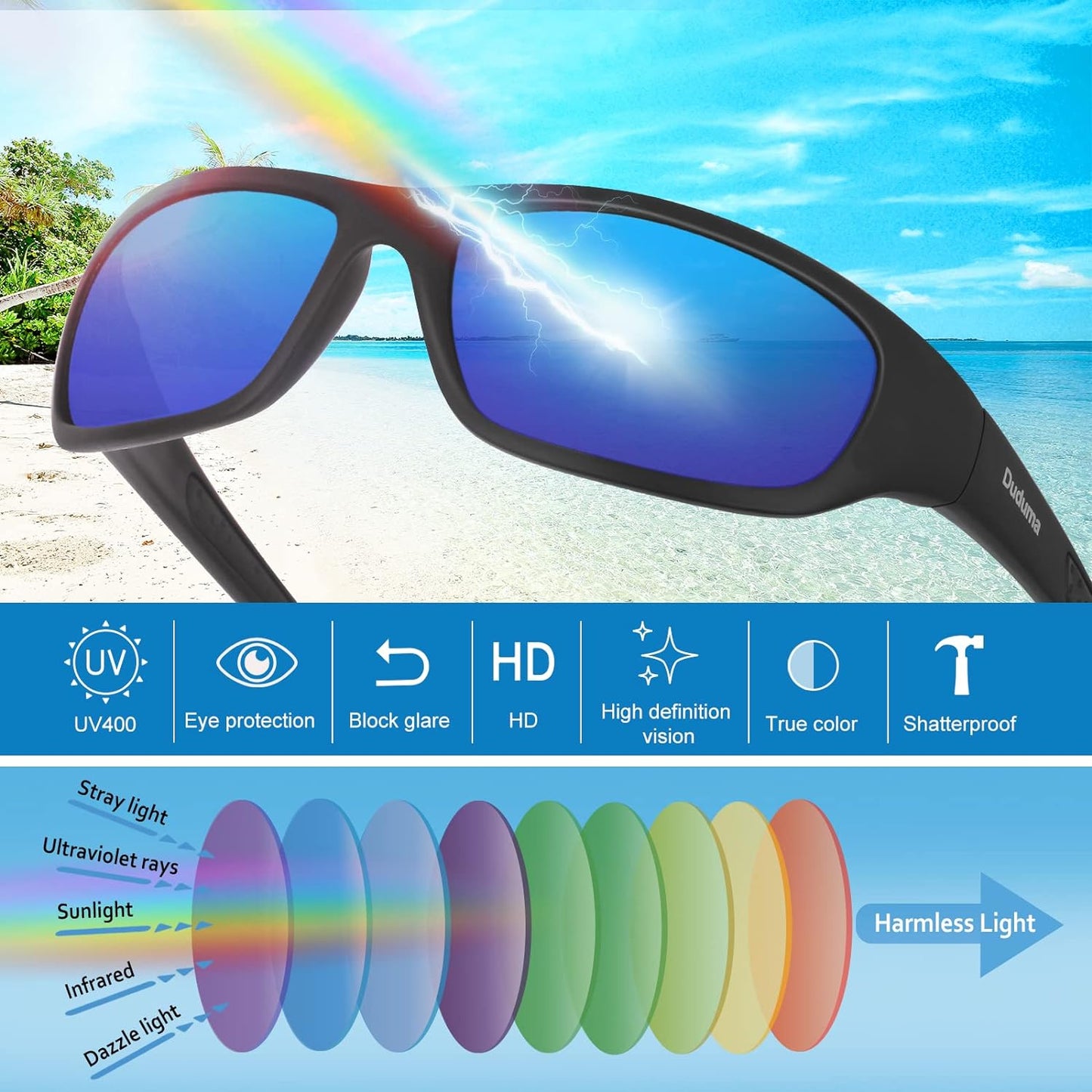Duduma Sports Polarized Sunglasses