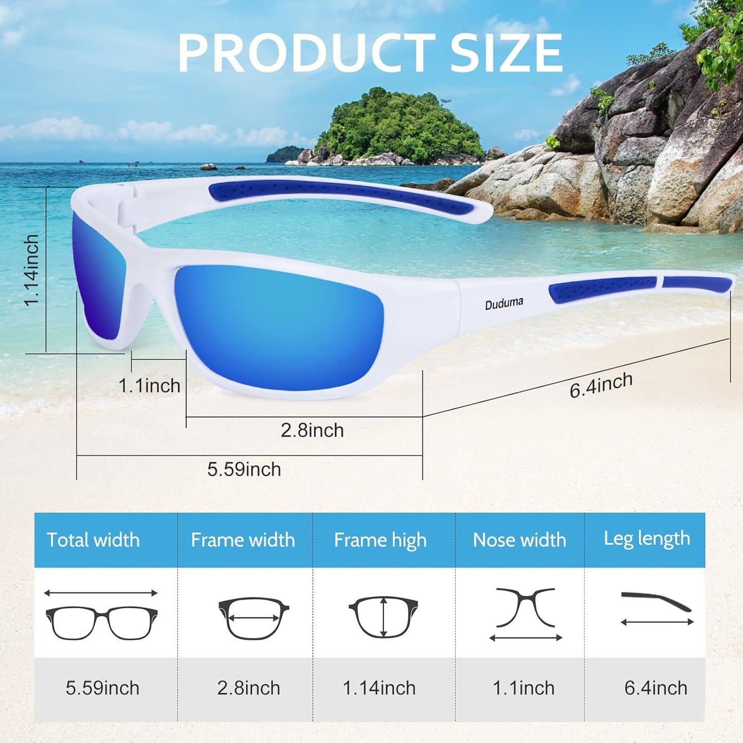 Duduma Sports Polarized Sunglasses