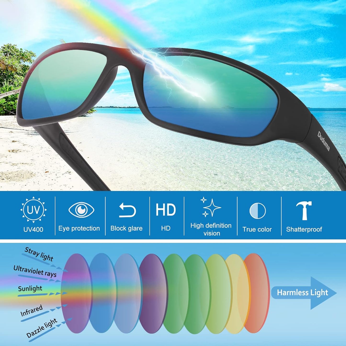 Duduma Sports Polarized Sunglasses