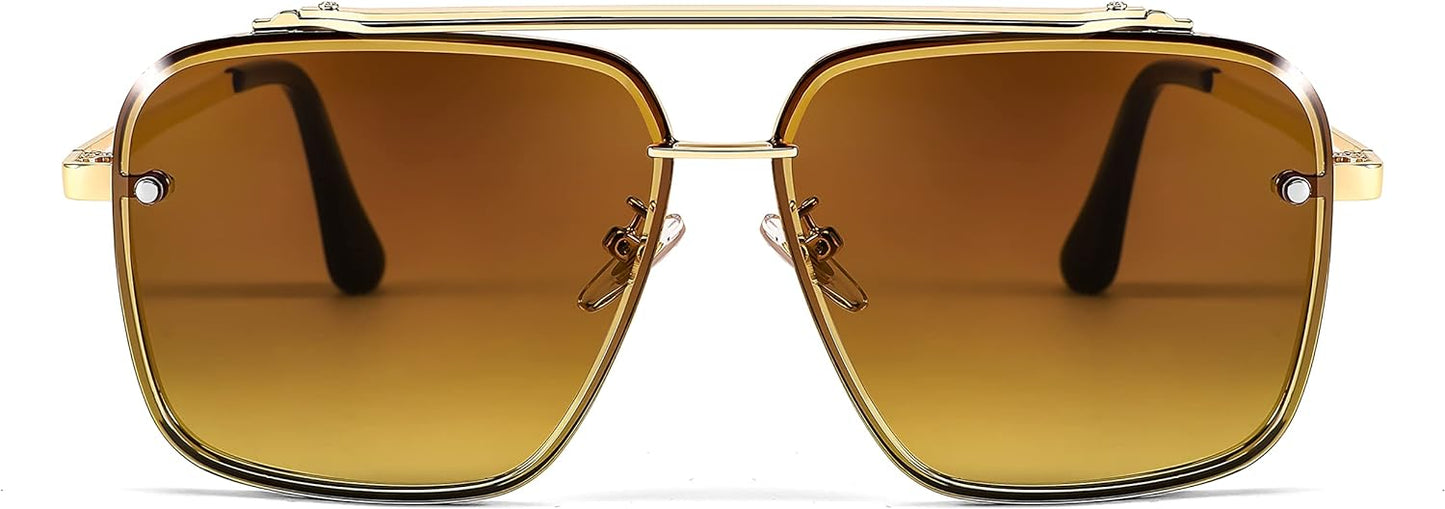 Fashion Square Pilot Sunglasses