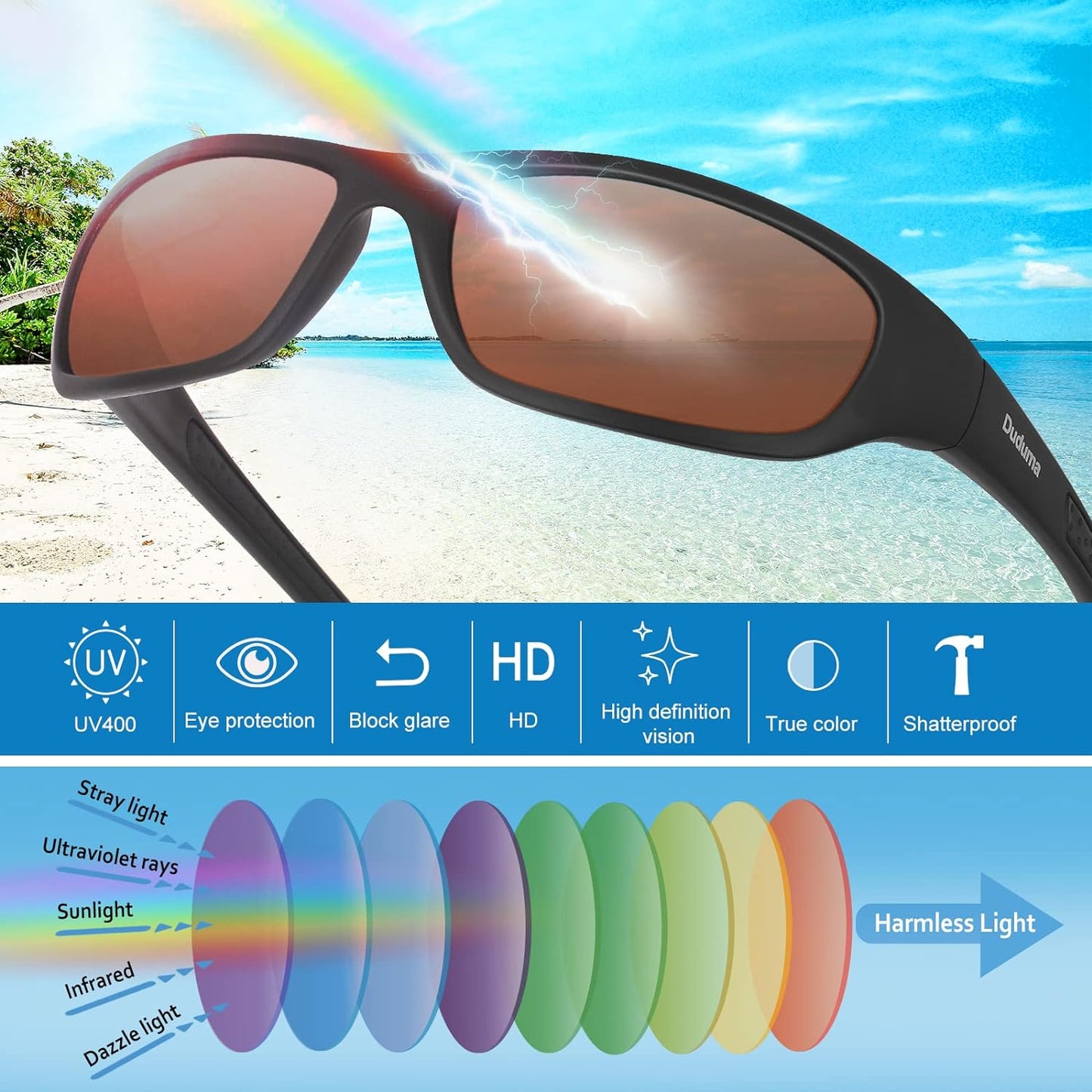 Duduma Sports Polarized Sunglasses