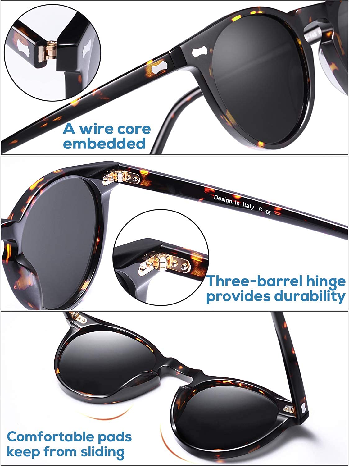 Eyehoo Vintage Polarized Sunglasses