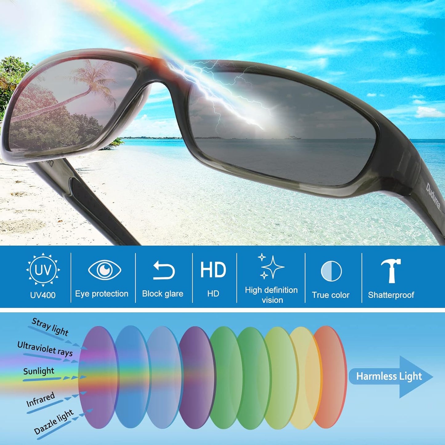 Duduma Sports Polarized Sunglasses
