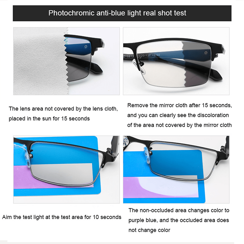 Shockproof impact-resistant reading glasses