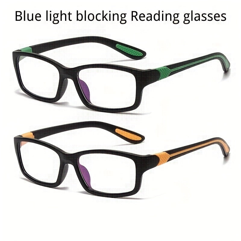 Anti-blue light presbyopic glasses