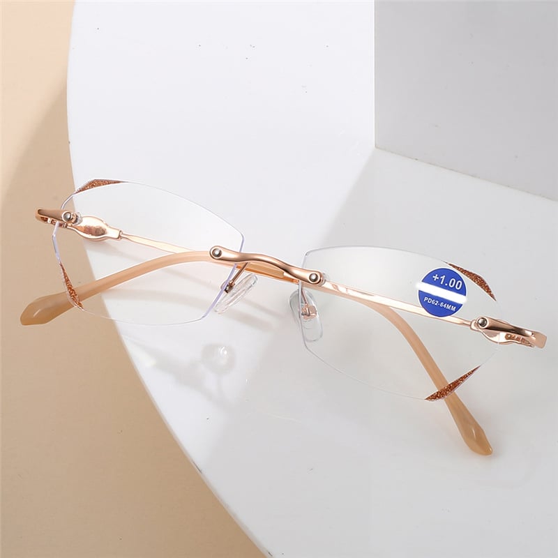 High-definition diamond reading glasses