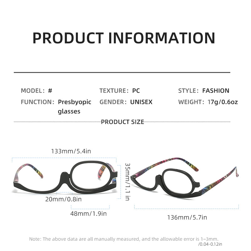 Multifunctional reading glasses