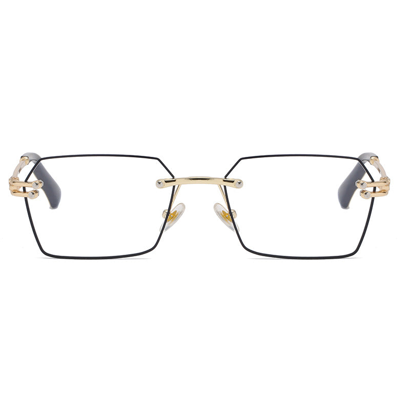 Frameless anti-blue light reading glasses