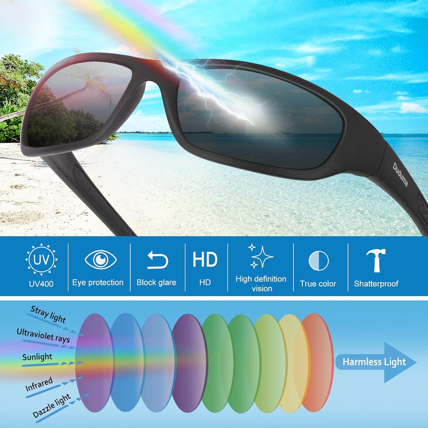 Duduma Sports Polarized Sunglasses