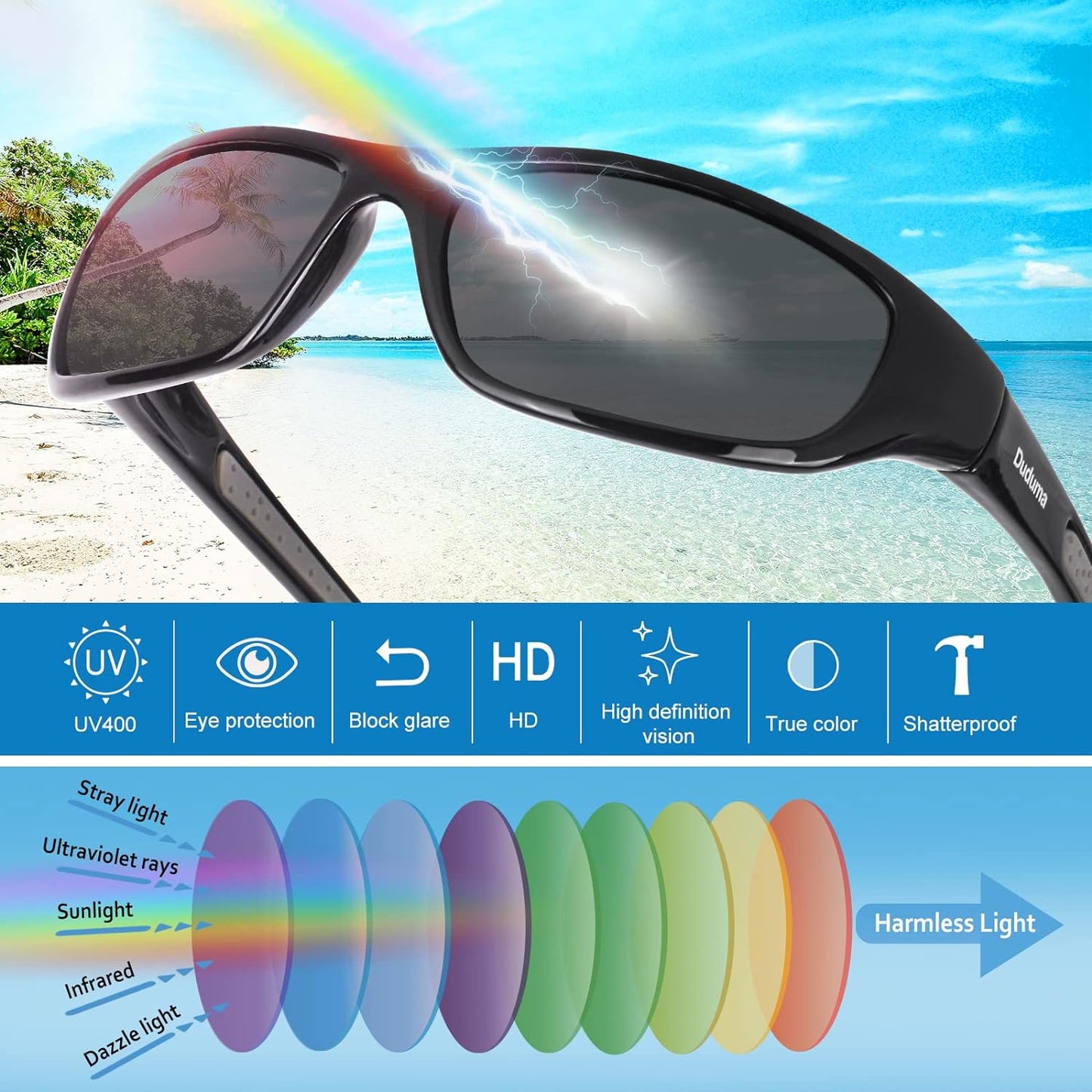 Duduma Sports Polarized Sunglasses