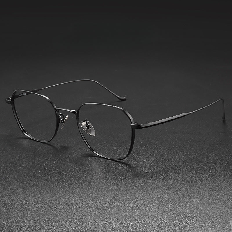 Retro Titanium Square Glasses Frame 316