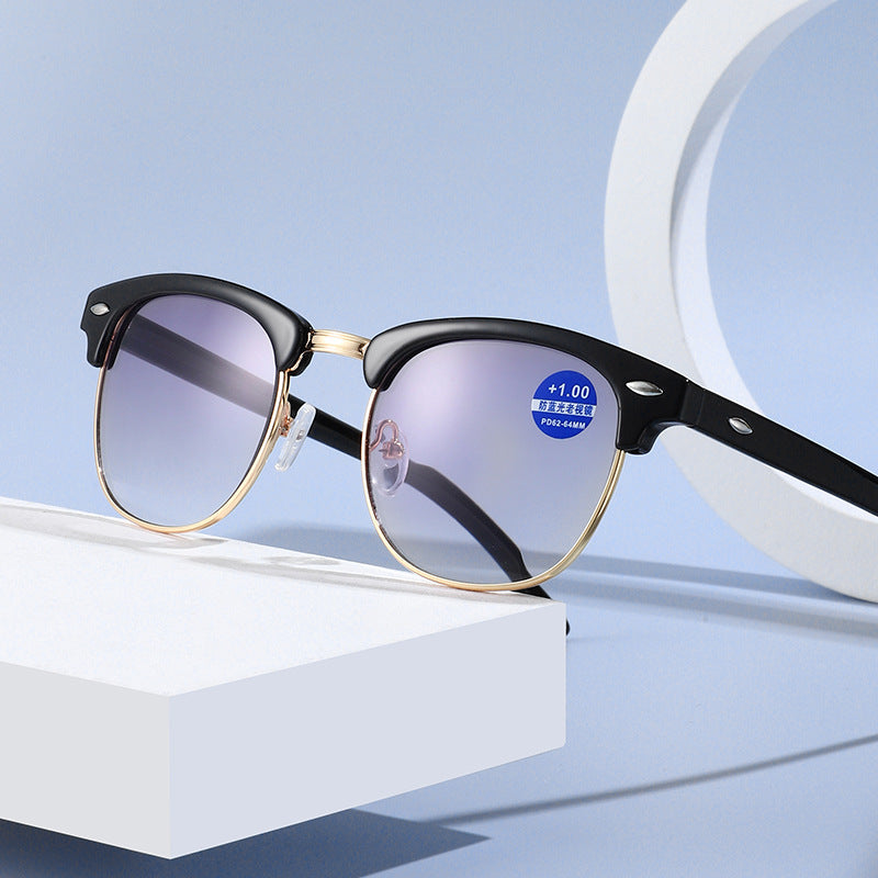 Progressive dual-light reading glasses