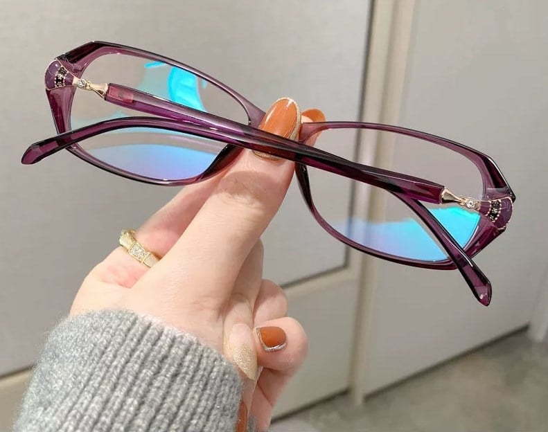 Anti-blue light shell decoration reading glasses