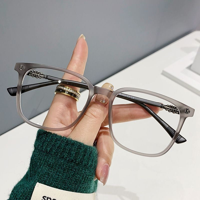 Retro square frame reading glasses