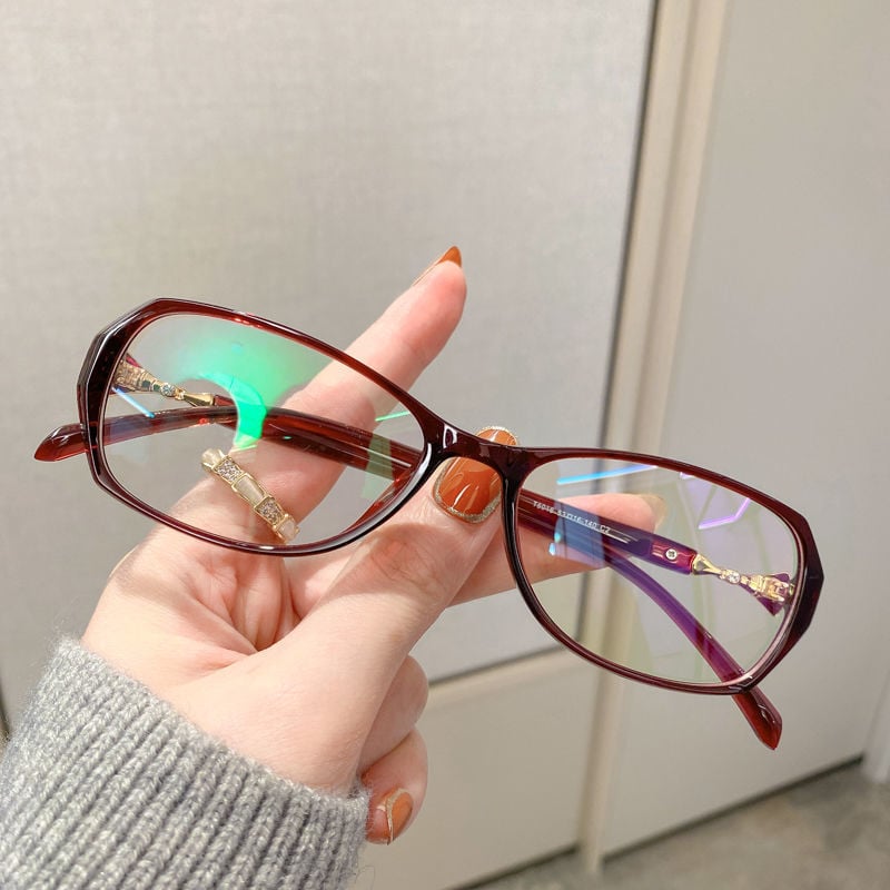 Anti-blue light shell decoration reading glasses