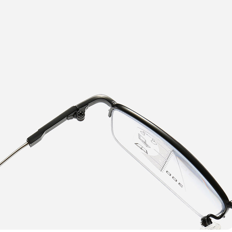 Anti-blue light presbyopic glasses